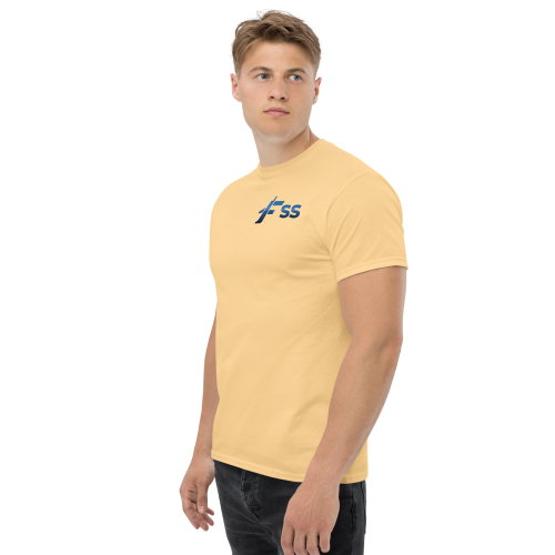 unisex-classic-tee-yellow-haze-left-front-692e264ae33af