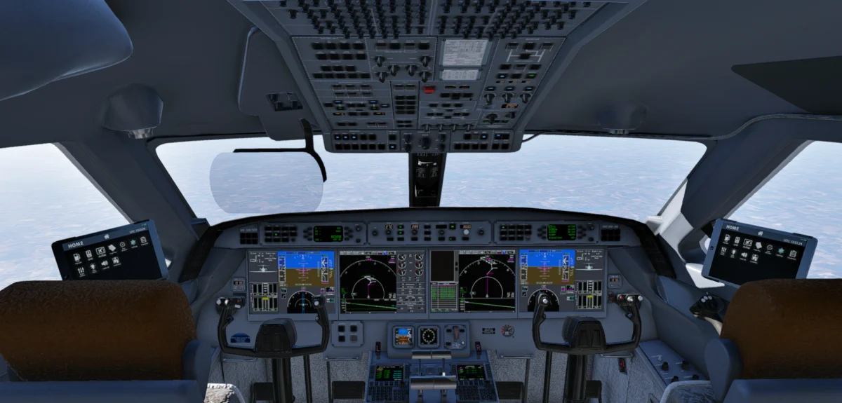 GLF 550 Cockpit View - Image by AKD Studio